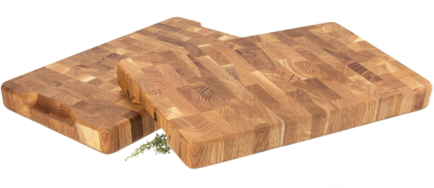 #1 Eichen Stirnholz Scheidebrett