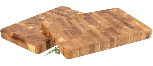 #1 Eichen Stirnholz Scheidebrett